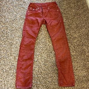 TRUE RELIGION corduroy jeans